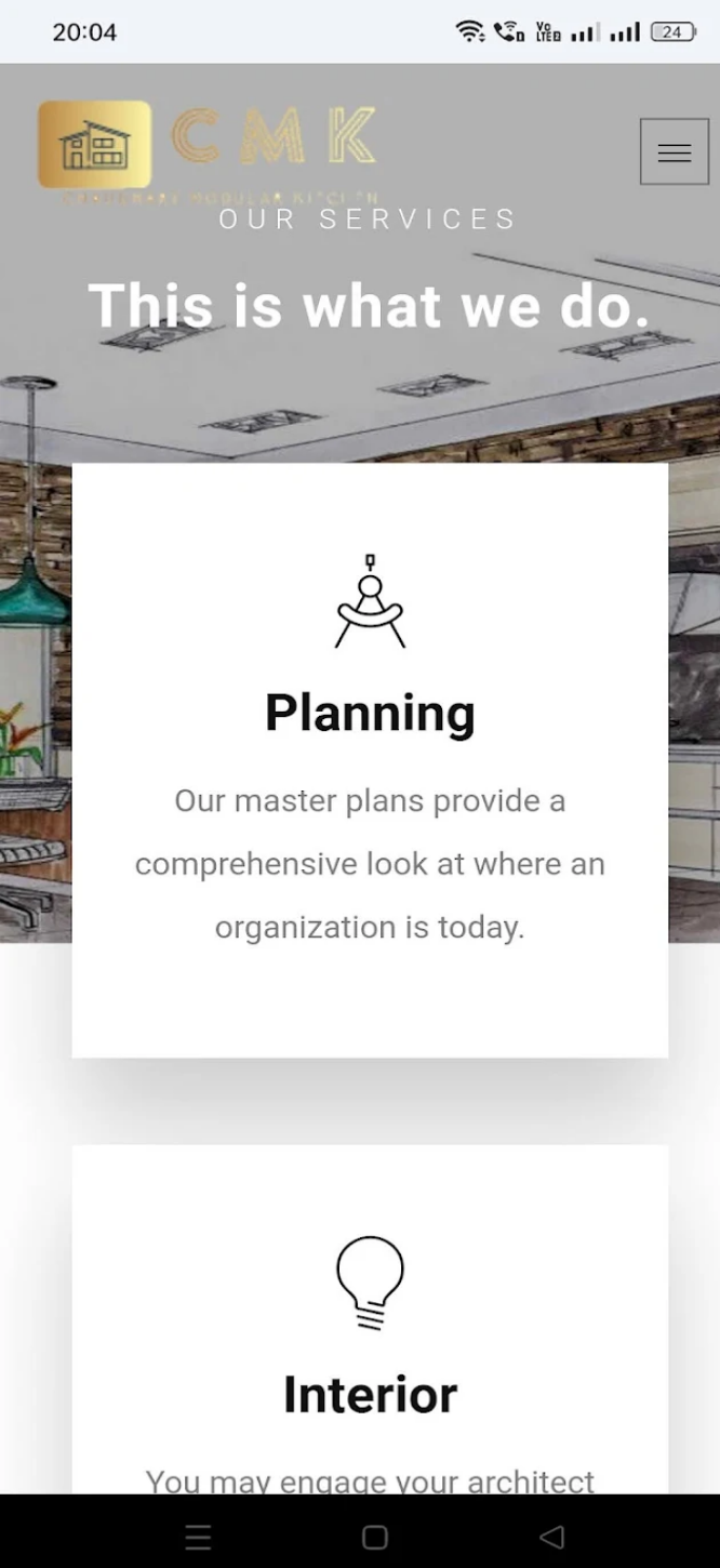 App workflow mockup